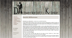 Desktop Screenshot of dachwerkstatt-krinke.de