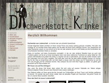 Tablet Screenshot of dachwerkstatt-krinke.de
